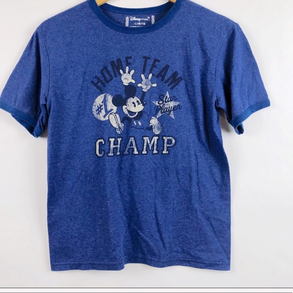 Disney Store Mickey Mouse Baseball Tee Boys 10/12